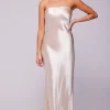 Flash Sale Anna Slip In Champagne Women Dresses