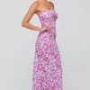 Hot Anna Slip In Hibiscus Women Dresses