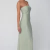 Discount Anna Slip In Sage Women Dresses