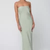 Discount Anna Slip In Sage Women Dresses