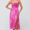 Discount Ashley Midi In Azalea Women Dresses