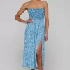 Shop Ashley Midi In Iris Women Dresses