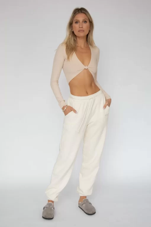 Hot Bodhi Sweatpants In Bone Women Bottoms