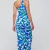 Store Caley Dress In Aqua Women Dresses