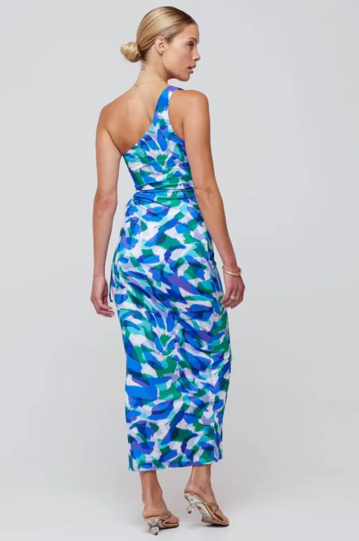 Store Caley Dress In Aqua Women Dresses