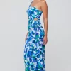 Store Caley Dress In Aqua Women Dresses