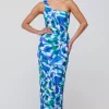 Store Caley Dress In Aqua Women Dresses