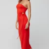 Outlet Caley Dress In Red Women Dresses