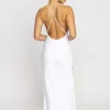 Cheap Camille Slip Dress In White Women Dresses