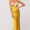 Online Celine Dress In Gold Women Dresses