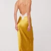 Online Celine Dress In Gold Women Dresses