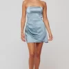 Cheap Cindy Mini In Slate Women Dresses
