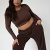 Fashion Eddy Top In Brown Women Tops