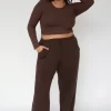 Fashion Eddy Top In Brown Women Tops