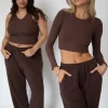 Fashion Eddy Top In Brown Women Tops