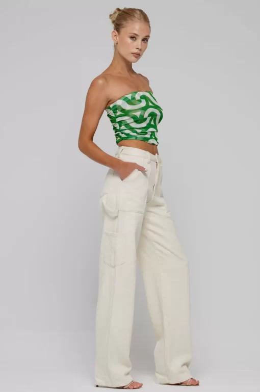 Discount Elsa Cargo Pant In Cream Women Bottoms