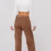 Fashion Elsa Cargo Pant In Espresso Women Bottoms