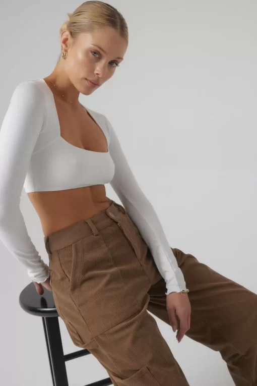 Fashion Elsa Cargo Pant In Espresso Women Bottoms