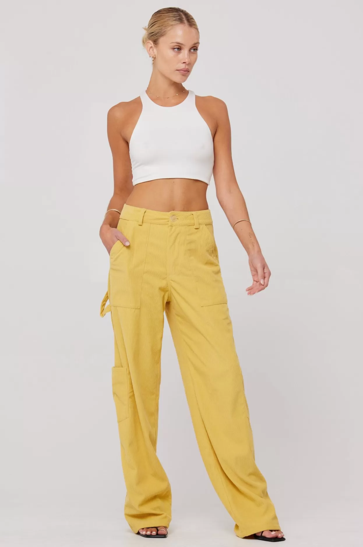 elsa_cargo_pant_in_mustard_8.webp Store Elsa Cargo Pant In Mustard Women Bottoms