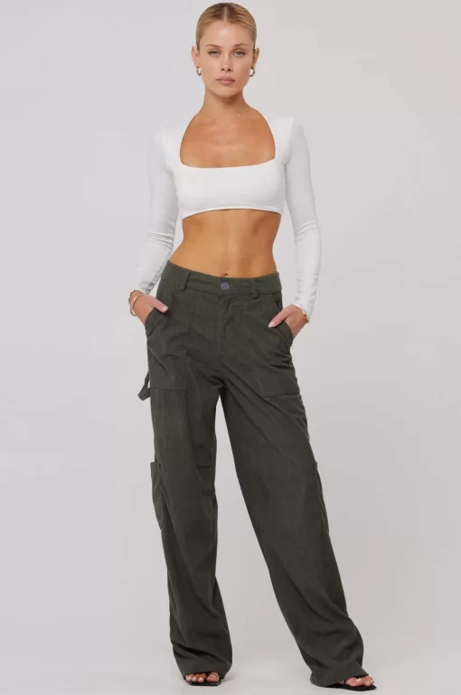 Best Elsa Cargo Pant In Pine Women Bottoms