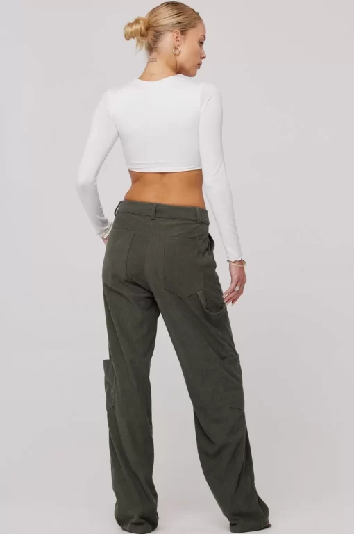 Best Elsa Cargo Pant In Pine Women Bottoms