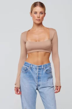 New Emily Top In Nude Women Tops