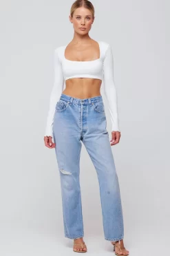 Clearance Emily Top In White Women Tops