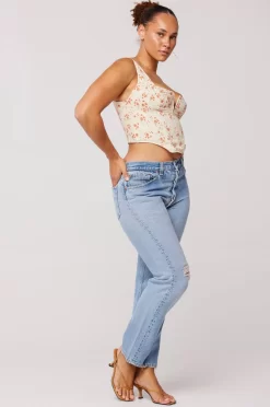 Cheap Gigi Corset In Wildflower Women Tops