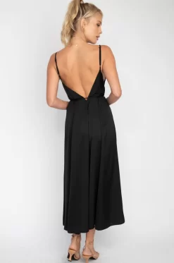 Fashion Hannah Midi In Black Women Dresses