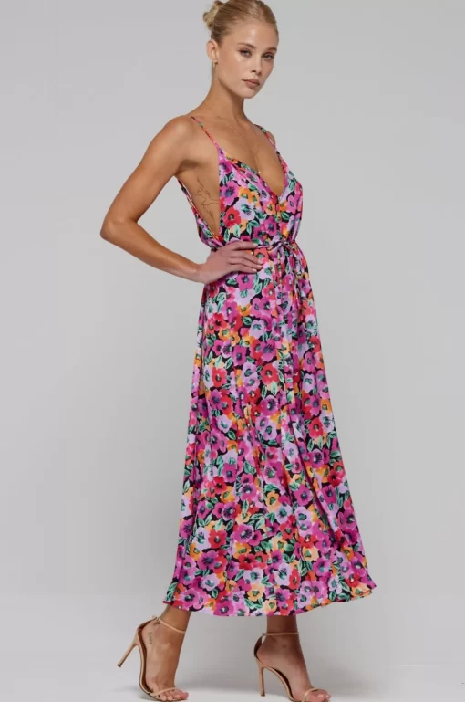 Discount Hannah Midi In Dahlia Women Dresses