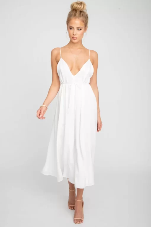 Clearance Hannah Midi In Ivory Women Dresses