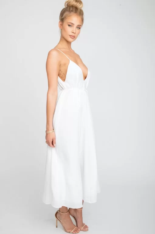 Clearance Hannah Midi In Ivory Women Dresses