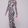 Shop Holly Maxi In Tigris Women Dresses