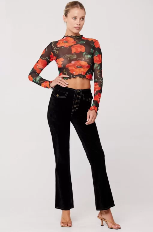 Hot Ida Top In Poppy Women Tops