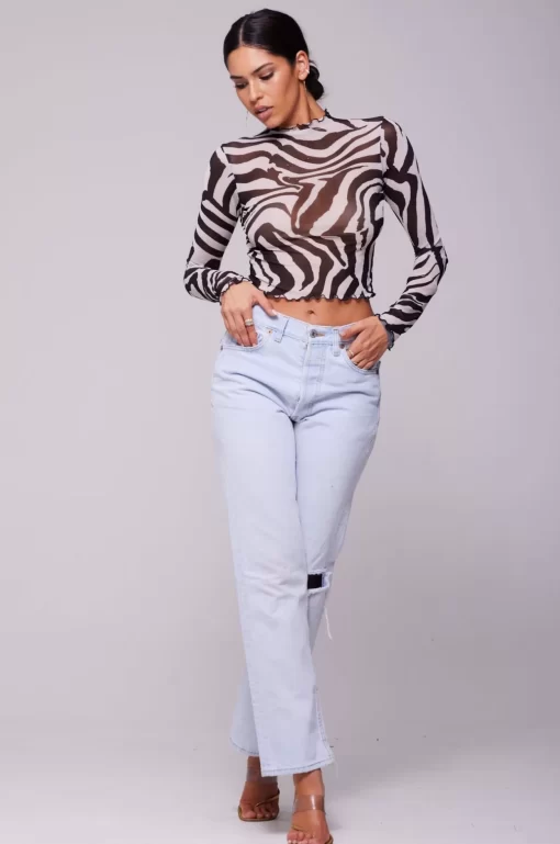 Discount Ida Top In Tigris Women Tops