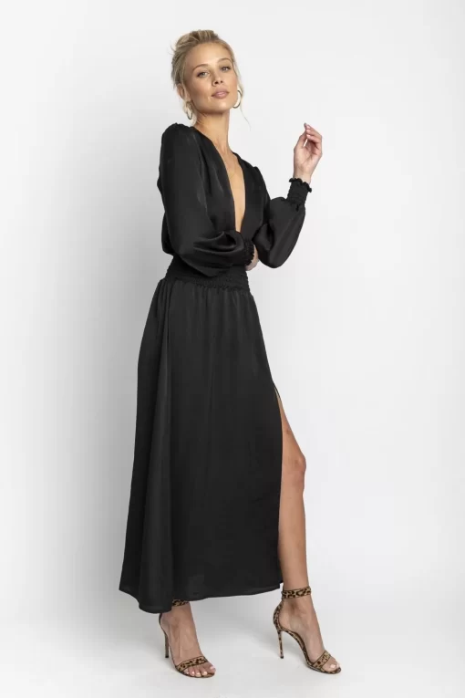 Shop Jade Maxi In Black Women Dresses