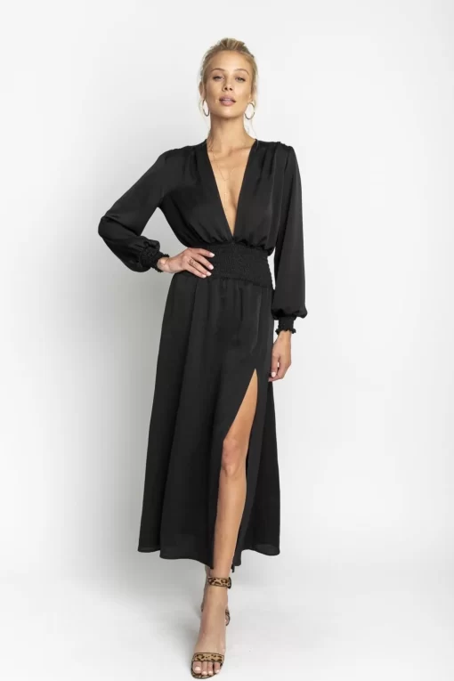 Shop Jade Maxi In Black Women Dresses