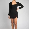 Shop Jasmine Mini In Noir Women Dresses