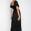 Cheap Kaia Midi In Black Women Dresses