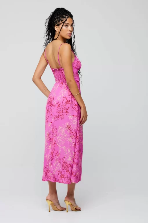 Discount Kaitlyn Midi In Azalea Women Dresses