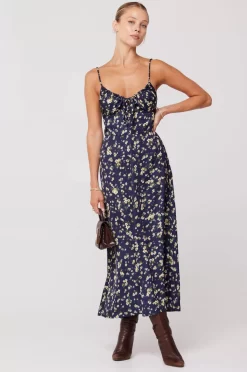 Cheap Kaitlyn Midi In Midnight Women Dresses