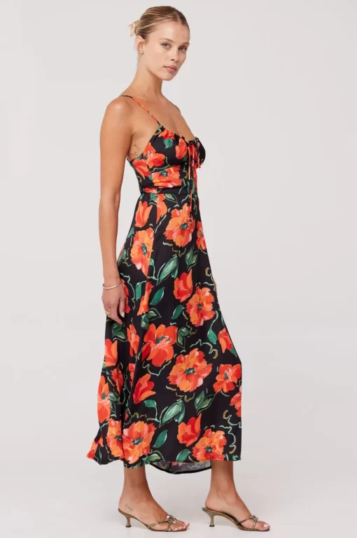 Best Kaitlyn Midi In Poppy Women Dresses