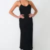 Shop Lily Slip In Black Women Dresses