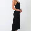 Shop Lily Slip In Black Women Dresses