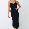 Shop Lily Slip In Black Women Dresses