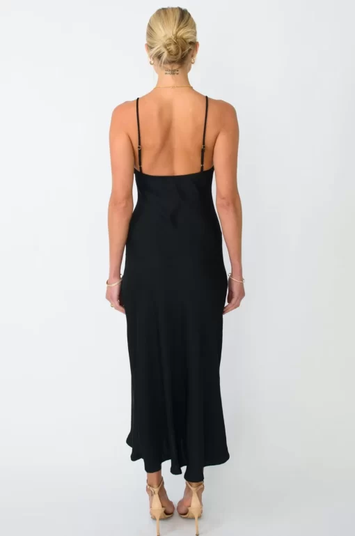 Shop Lily Slip In Black Women Dresses