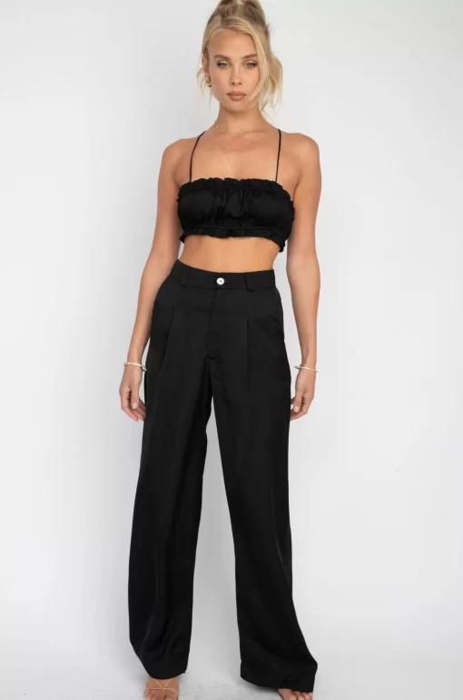 Fashion Lucy Top In Black Women Tops