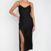 Cheap Madison Slip In Black Women Dresses