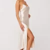 Shop Madison Slip In Champagne Women Dresses