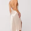 Shop Madison Slip In Champagne Women Dresses